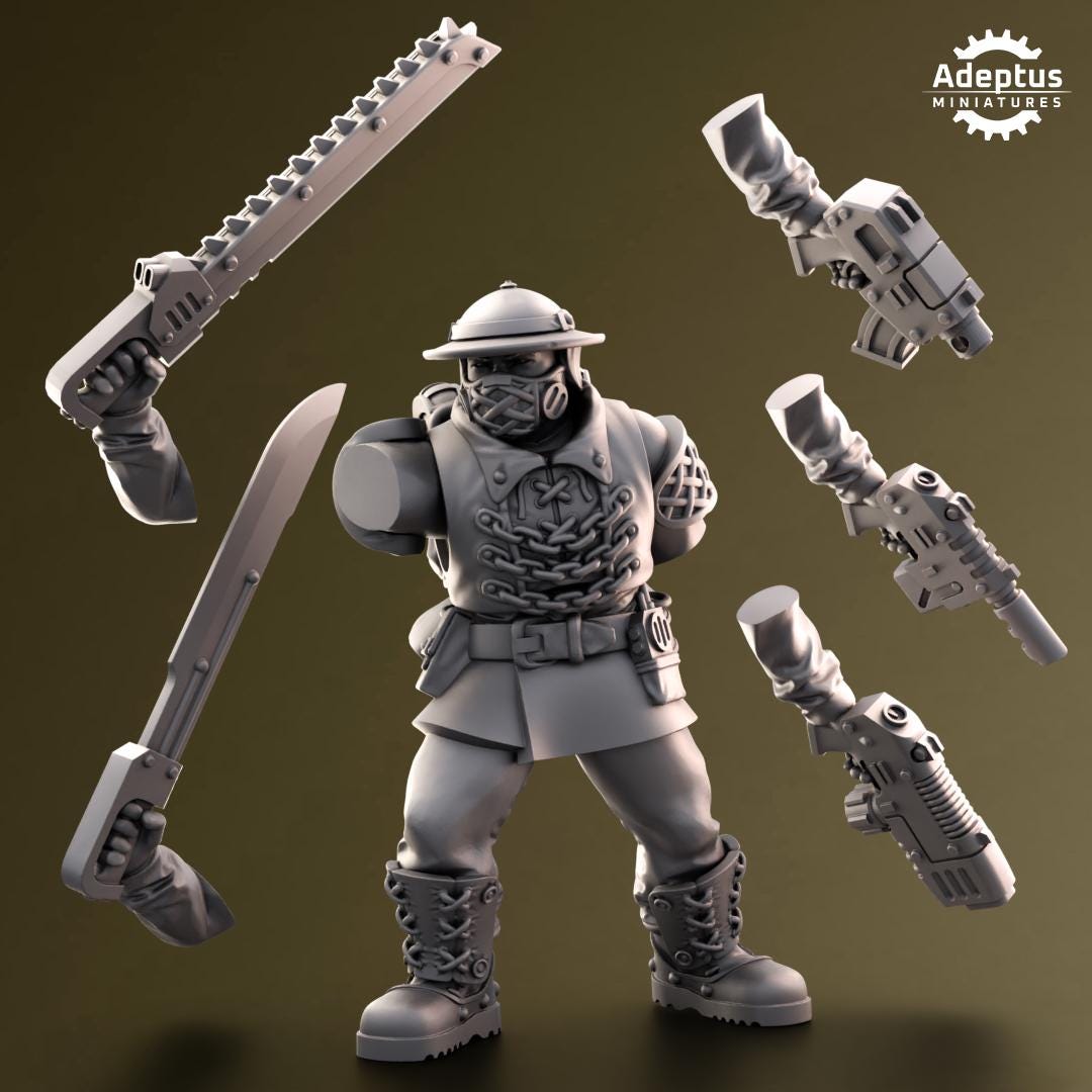 Adeptus Miniatures Sunclaw Command Squad (Custom Order) - product image 6 of 9