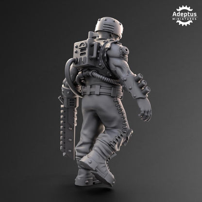 Adeptus Miniatures Cybernetic Soldier. Imperial Guard (Custom Order) - product image 3 of 3