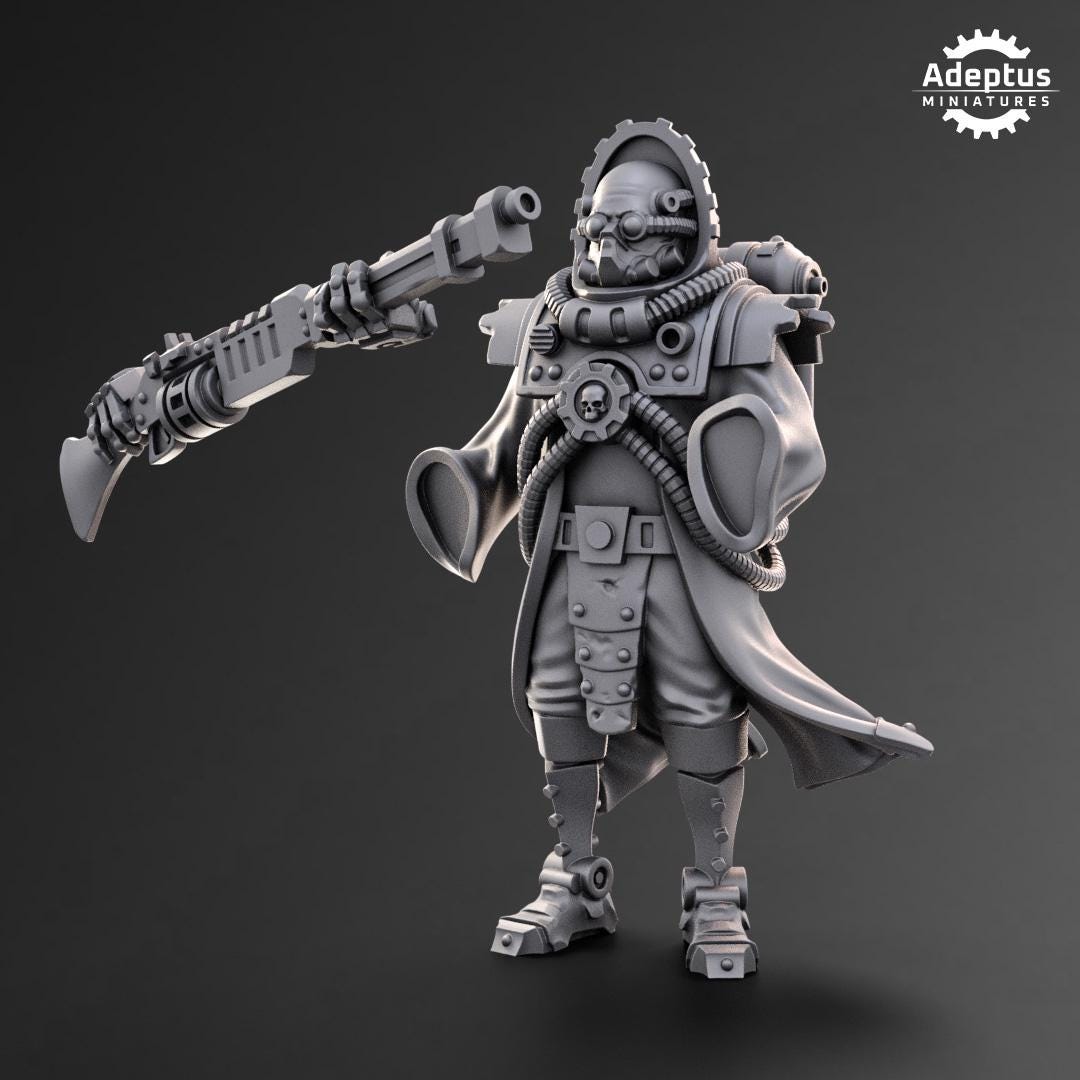 Adeptus Miniatures Techno Ranger Squad. Imperial Guard (Custom Order) - product image 3 of 7