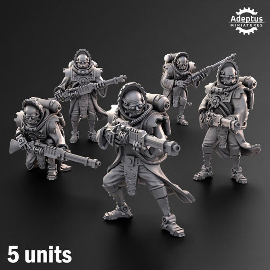 Adeptus Miniatures Techno Ranger Squad. Imperial Guard (Custom Order) - product image 1 of 7