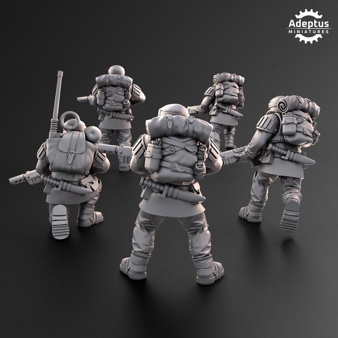 Adeptus Miniatures Khaleeth Regiment Infantry Squad (Custom Order) - product image 5 of 6