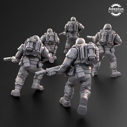 Adeptus Miniatures Spectre Regiment Infantry Squad (Custom Order) - product image 3 of 6