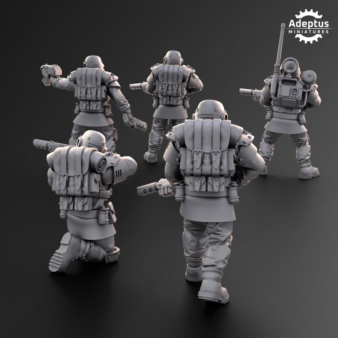 Adeptus Miniatures Ultima Troops Infantry Squad (Custom Order) - product image 3 of 6