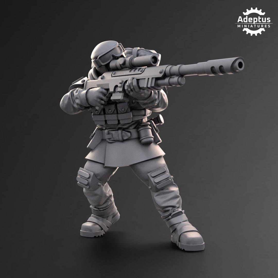 Adeptus Miniatures Khaleeth Regiment Snipers (Custom Order) - product image 5 of 6