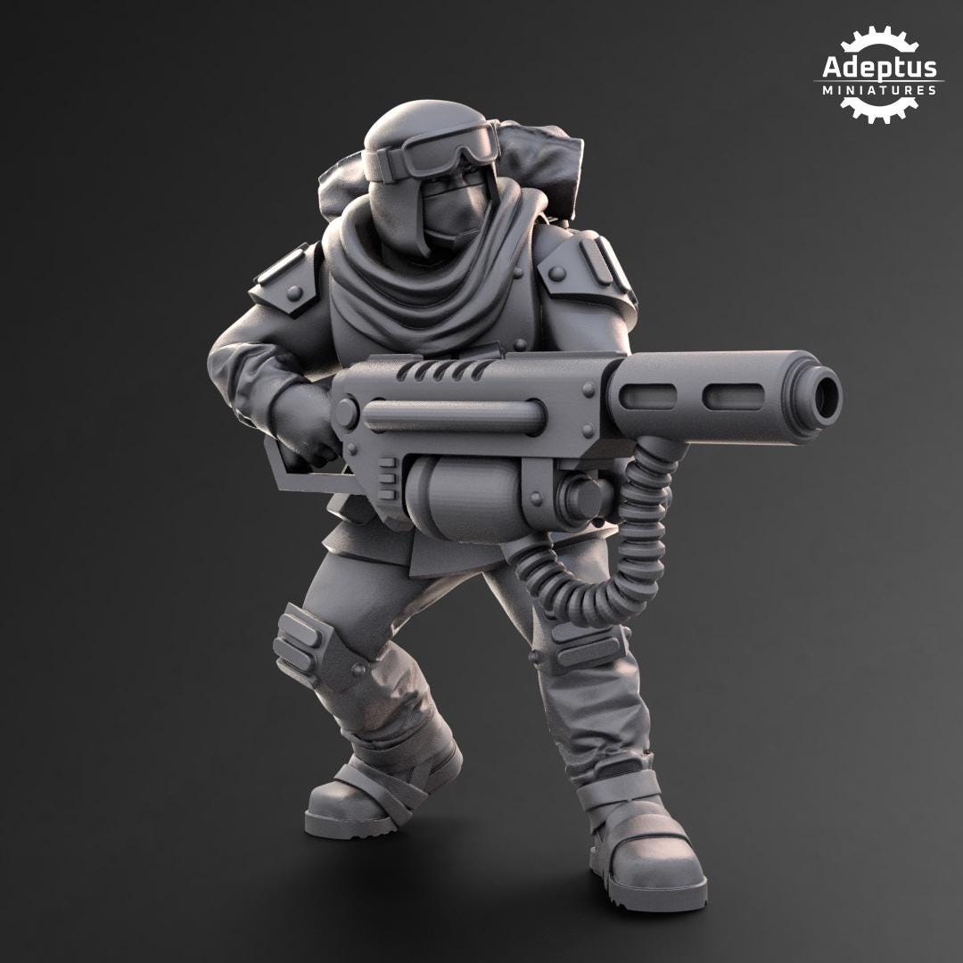 Adeptus Miniatures Khaleeth Regiment Special Weapons (Custom Order) - product image 3 of 6