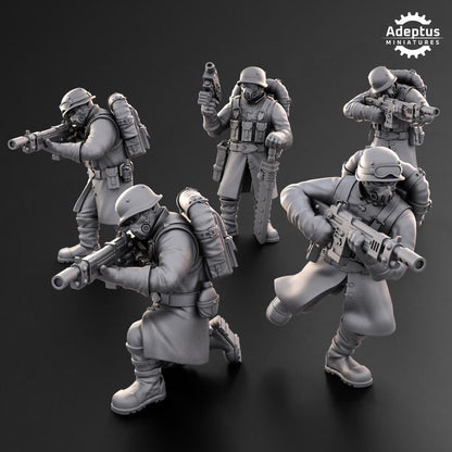 Adeptus Miniatures Iron Squad Infantry Squad (Custom Order) - product image 4 of 6