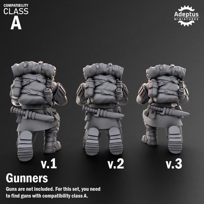 Adeptus Miniatures Khaleeth Regiment Heavy Weapons Teams x3 (Custom Order) - product image 4 of 9