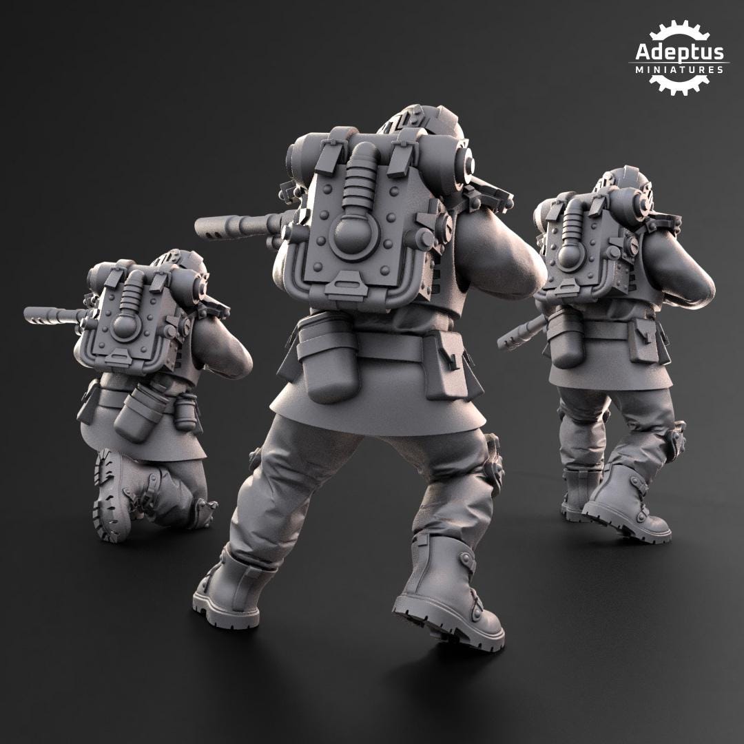 Adeptus Miniatures Dysorius Troops Snipers (Custom Order) - product image 2 of 5