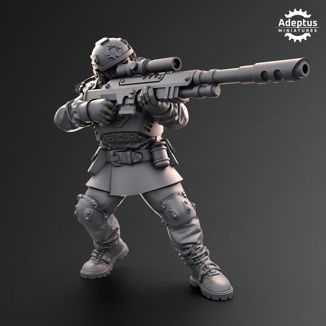 Adeptus Miniatures Dysorius Troops Snipers (Custom Order) - product image 3 of 5
