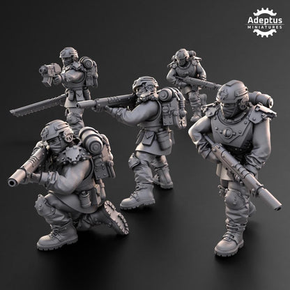 Adeptus Miniatures Dysorius Troops Infantry Squad (Custom Order) - product image 2 of 5