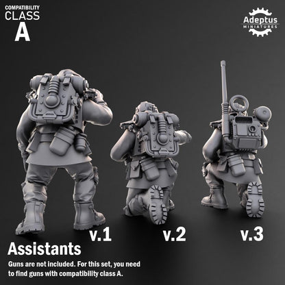 Adeptus Miniatures Dysorius Troops Heavy Weapons Teams x3 (Custom Order) - product image 8 of 8