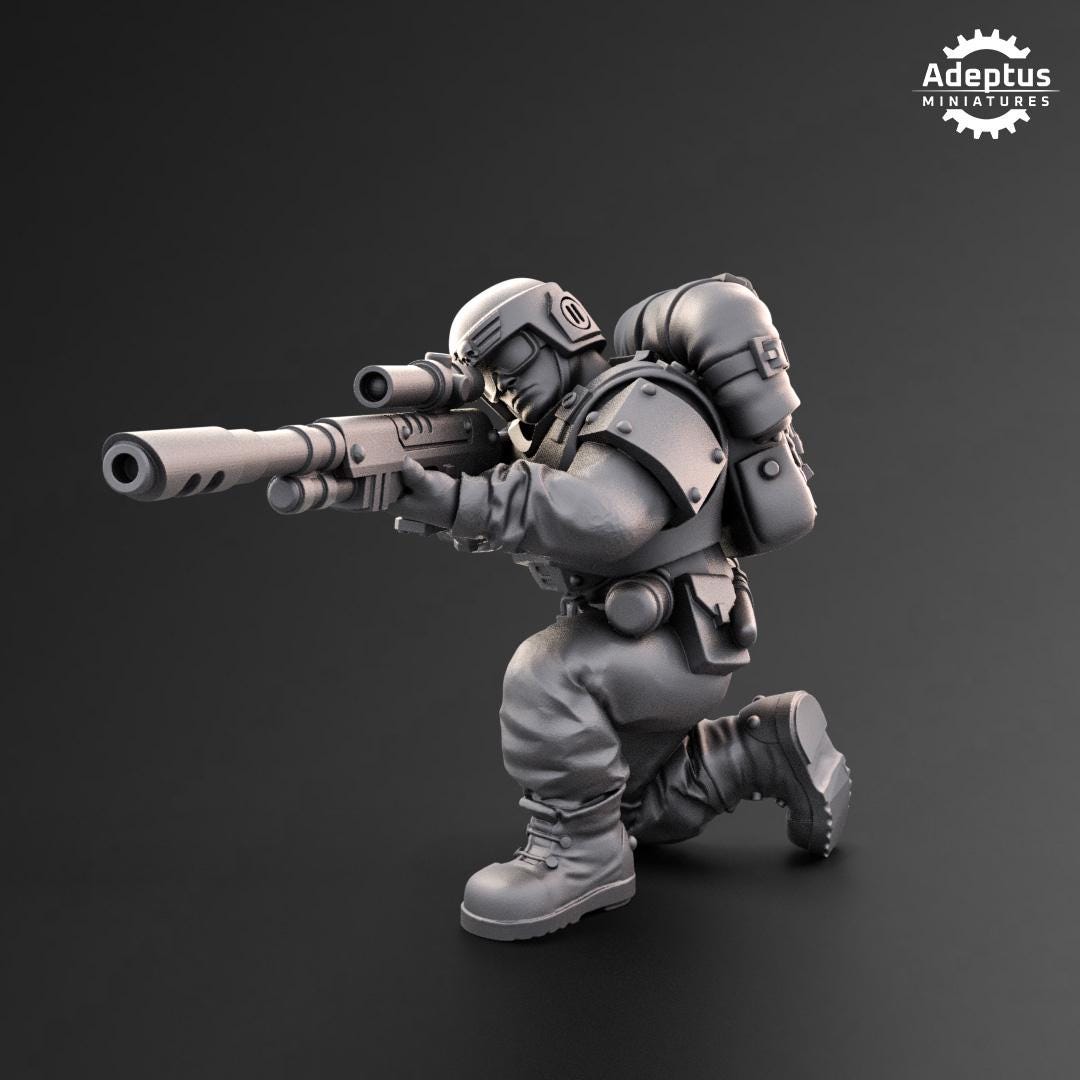 Adeptus Miniatures Warden Regiment Snipers (Custom Order) - product image 4 of 5