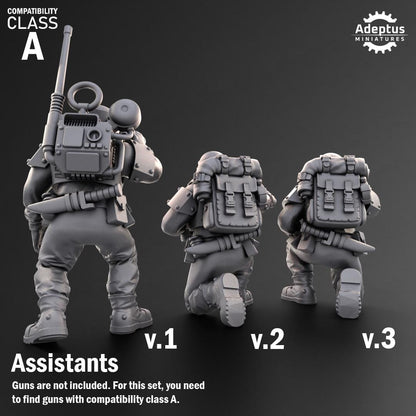 Adeptus Miniatures Warden Regiment Heavy Weapons Teams x3 (Custom Order) - product image 8 of 8
