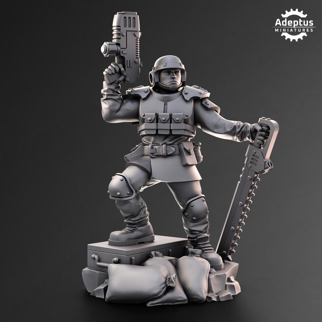 Adeptus Miniatures Ultima Troops Command Squad (Custom Order) - product image 7 of 9