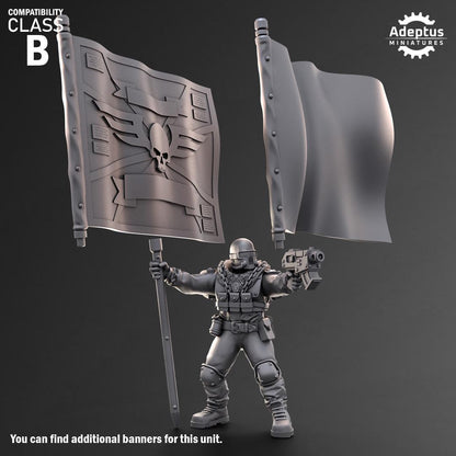 Adeptus Miniatures Spectre Regiment Command Squad (Custom Order) - product image 3 of 9
