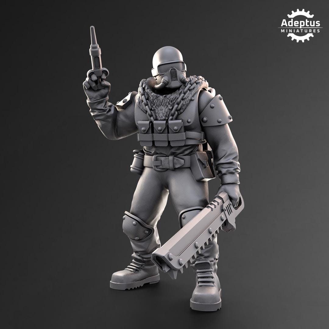 Adeptus Miniatures Spectre Regiment Command Squad (Custom Order) - product image 4 of 9