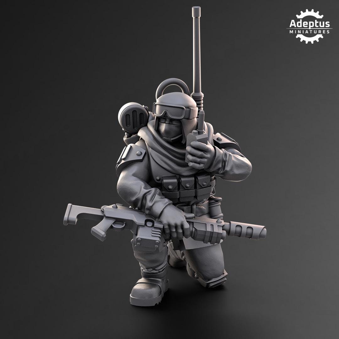 Adeptus Miniatures Khaleeth Regiment Command Squad (Custom Order) - product image 5 of 9