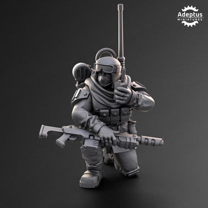 Adeptus Miniatures Khaleeth Regiment Command Squad (Custom Order) - product image 5 of 9