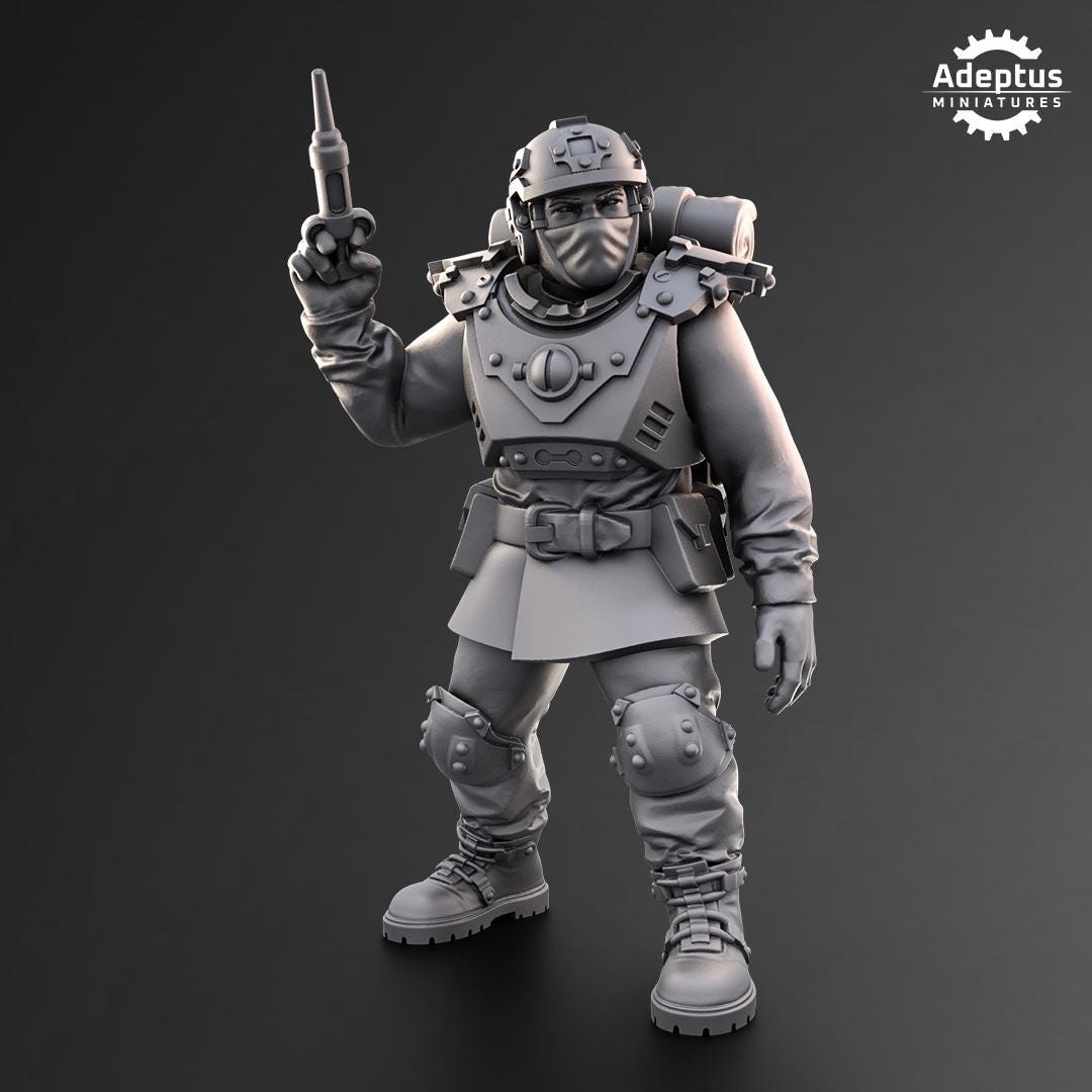 Adeptus Miniatures Dysorius Troops Command Squad (Custom Order) - product image 4 of 9