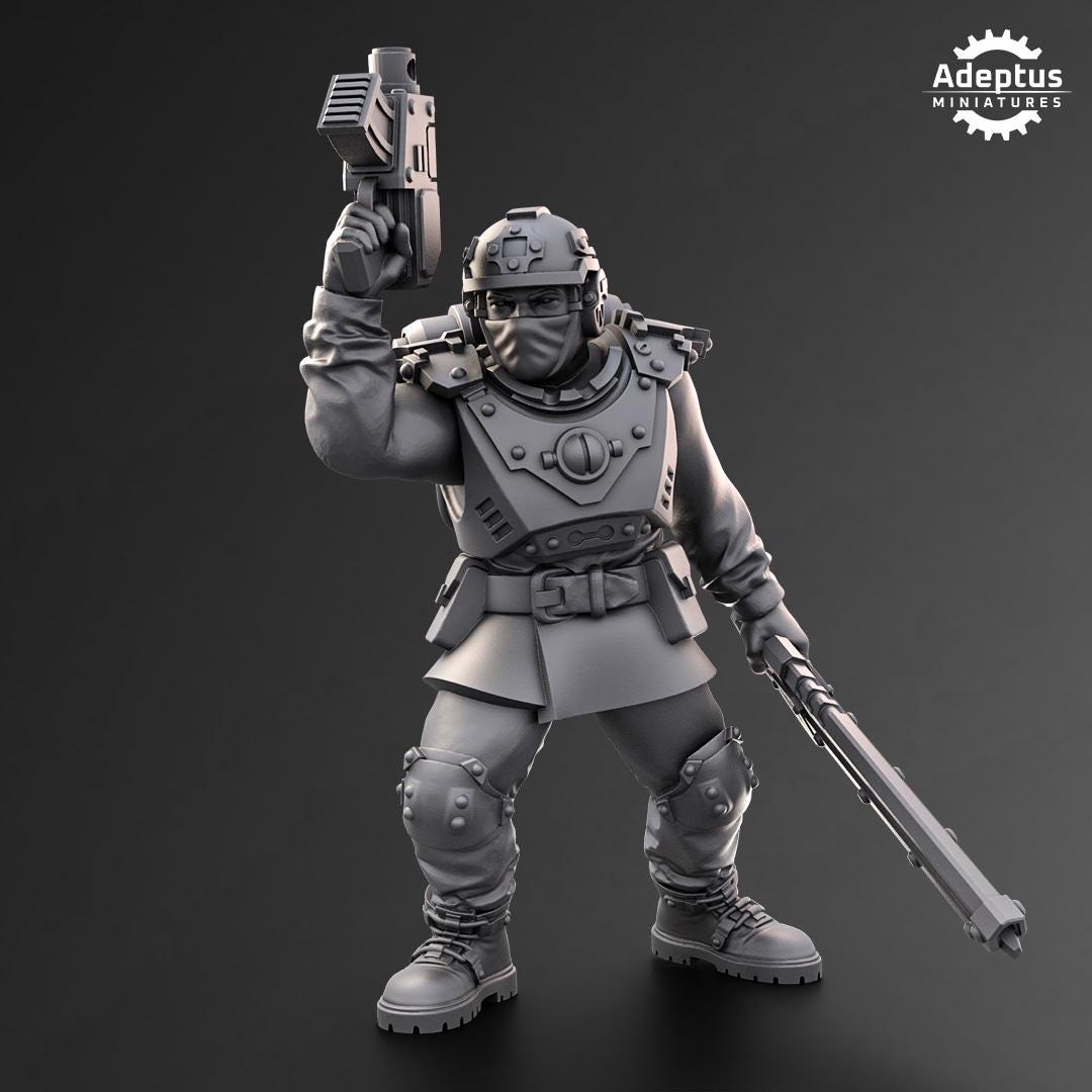 Adeptus Miniatures Dysorius Troops Command Squad (Custom Order) - product image 6 of 9
