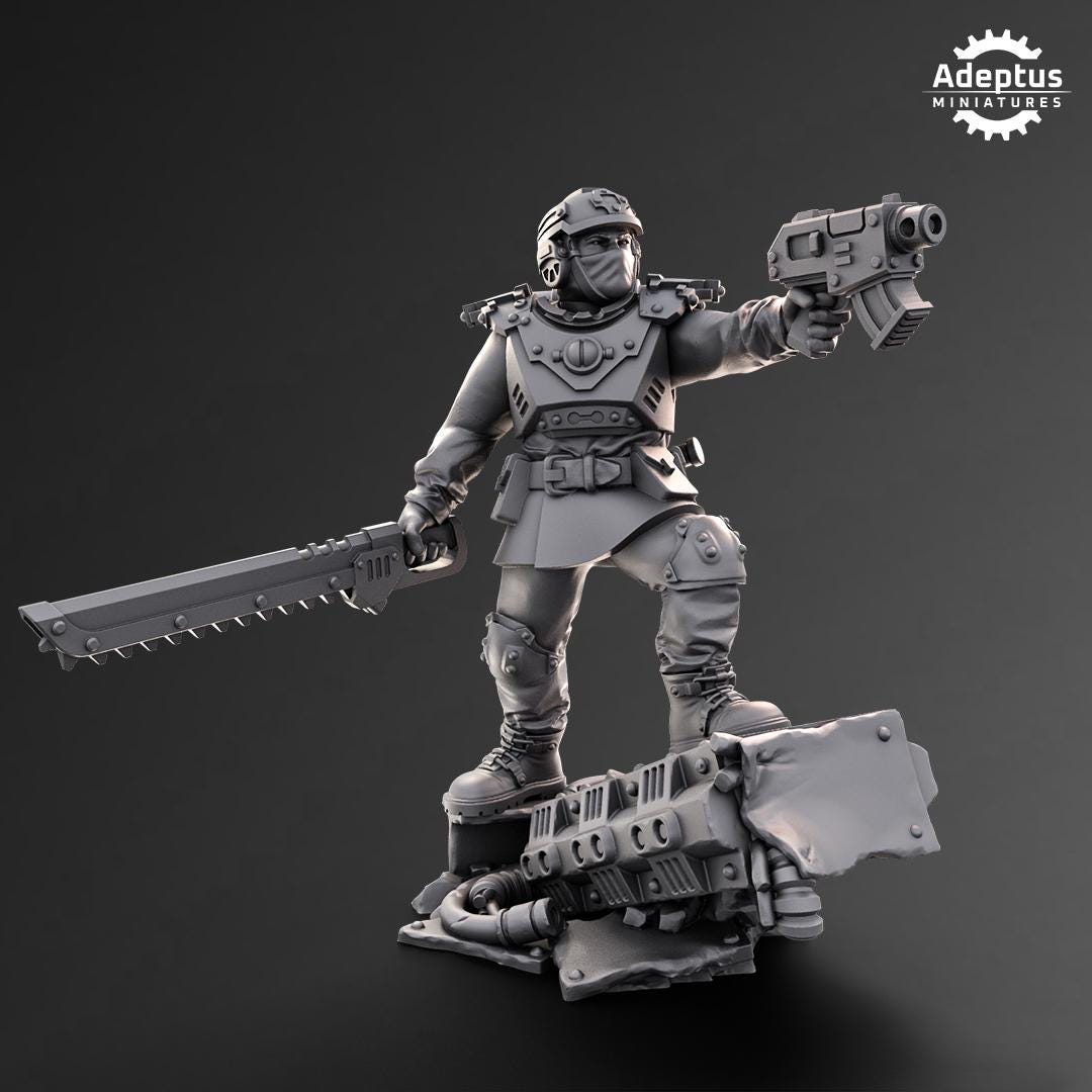 Adeptus Miniatures Dysorius Troops Command Squad (Custom Order) - product image 7 of 9