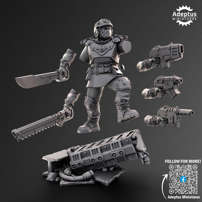 Adeptus Miniatures Dysorius Troops Command Squad (Custom Order) - product image 9 of 9