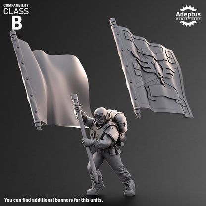 Adeptus Miniatures Warden Regiment Command Squad (Custom Order) - product image 3 of 9