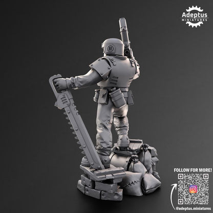 Adeptus Miniatures Warden Regiment Command Squad (Custom Order) - product image 8 of 9
