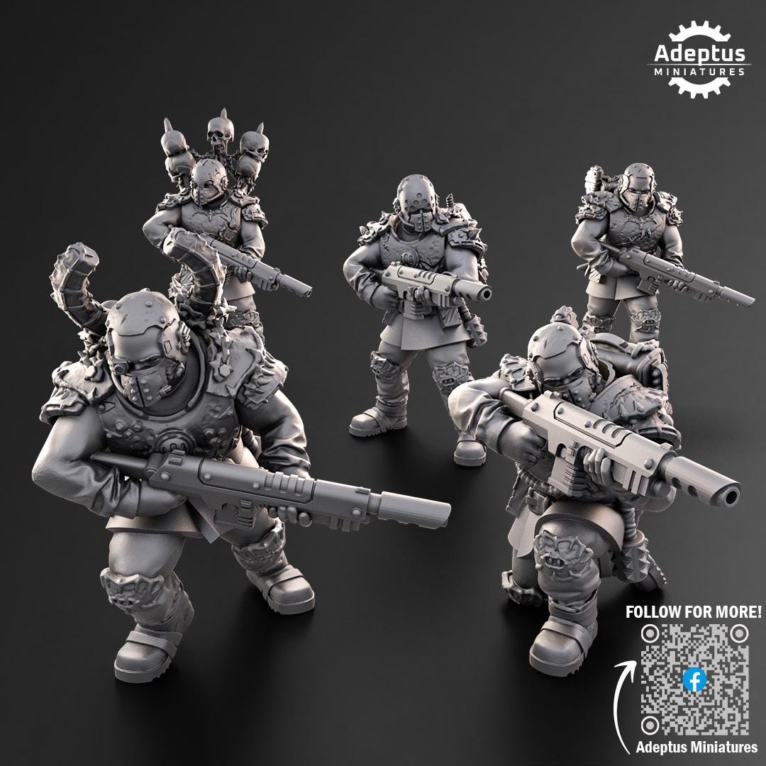 Adeptus Miniatures Dark Krocs. Renegades and Heretics (Custom Order) - product image 4 of 6