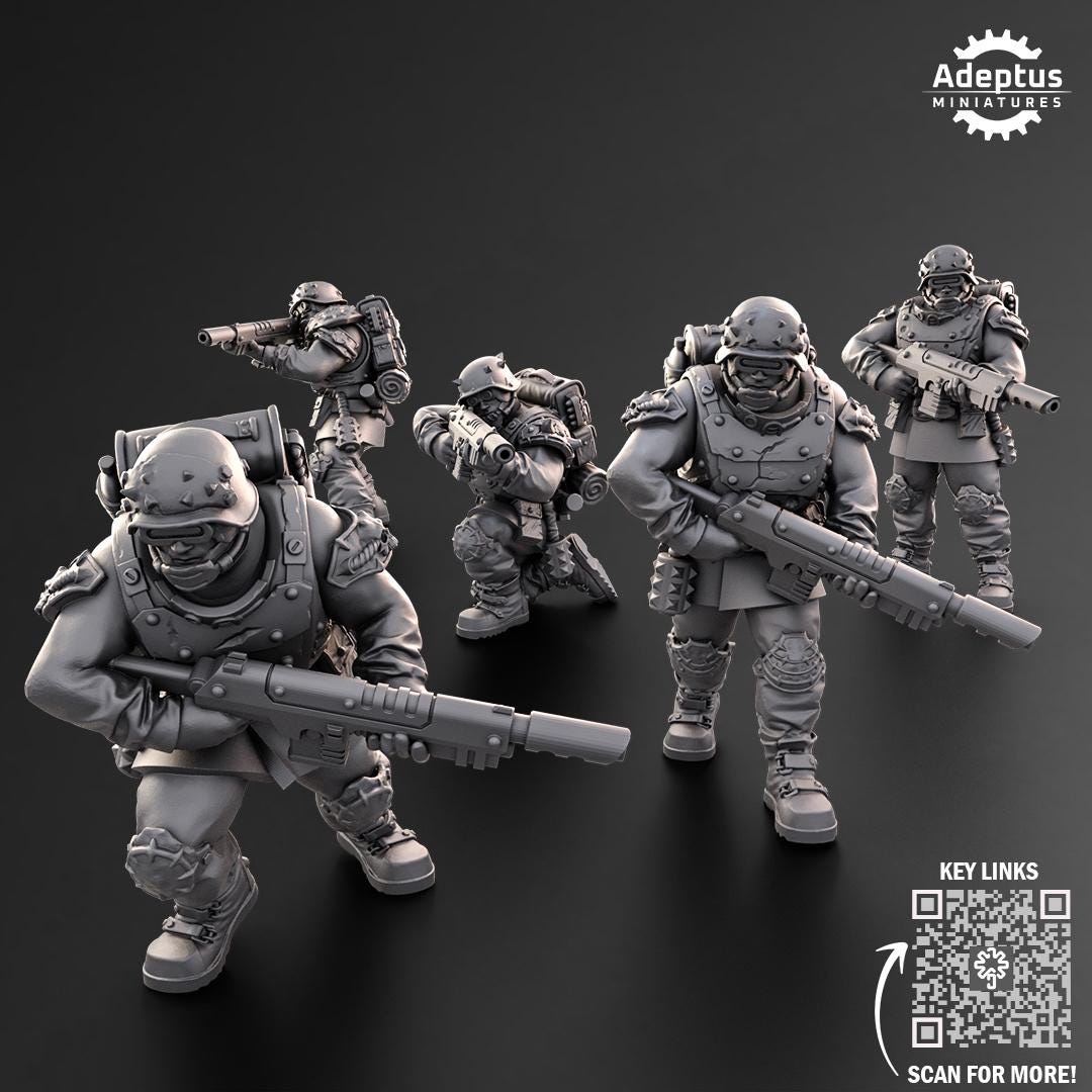 Adeptus Miniatures The Sons of Iron. Renegades and Heretics (Custom Order) - product image 2 of 6