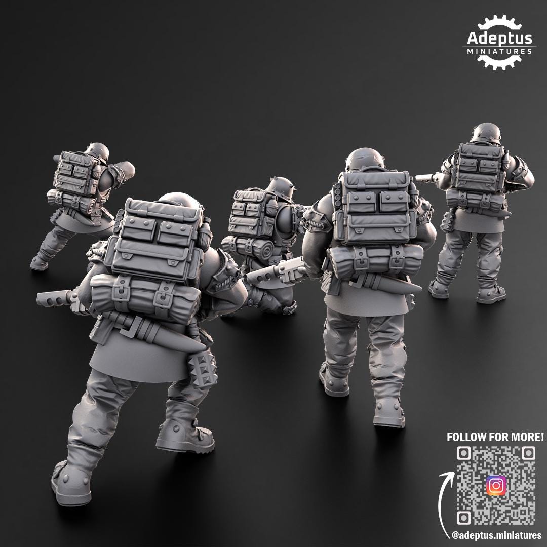Adeptus Miniatures The Sons of Iron. Renegades and Heretics (Custom Order) - product image 3 of 6