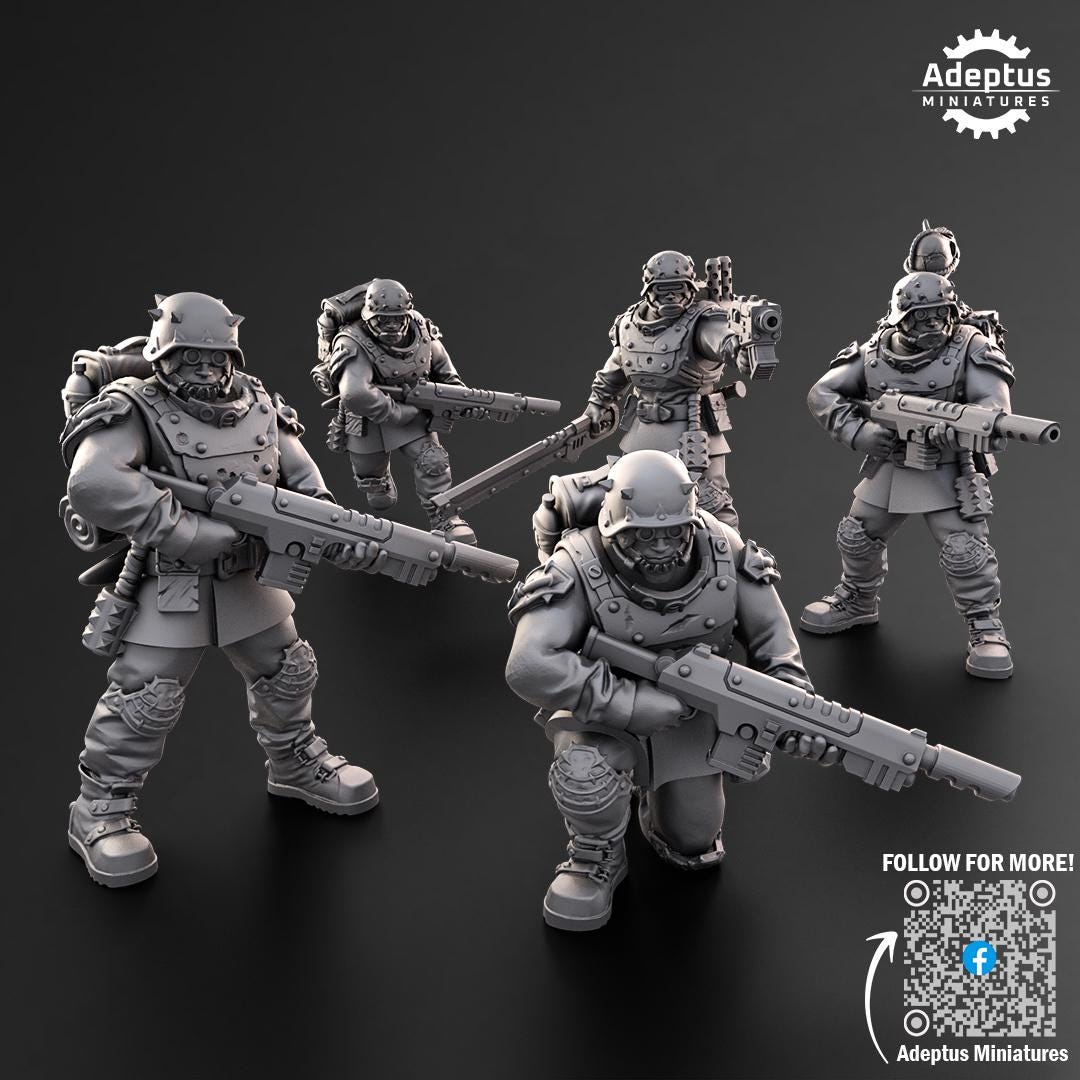 Adeptus Miniatures The Sons of Iron. Renegades and Heretics (Custom Order) - product image 4 of 6