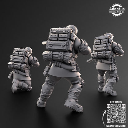 Adeptus Miniatures The Sons of Iron. Snipers Renegades and Heretics (Custom Order) - product image 2 of 6