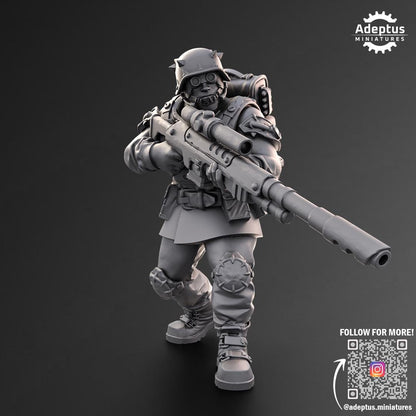 Adeptus Miniatures The Sons of Iron. Snipers Renegades and Heretics (Custom Order) - product image 3 of 6
