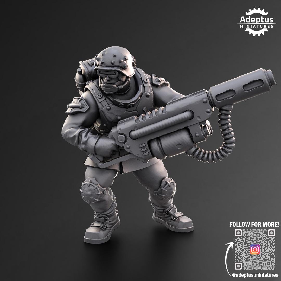 Adeptus Miniatures The Sons of Iron. Special Weapons Renegades and Heretics (Custom Order) - product image 4 of 6