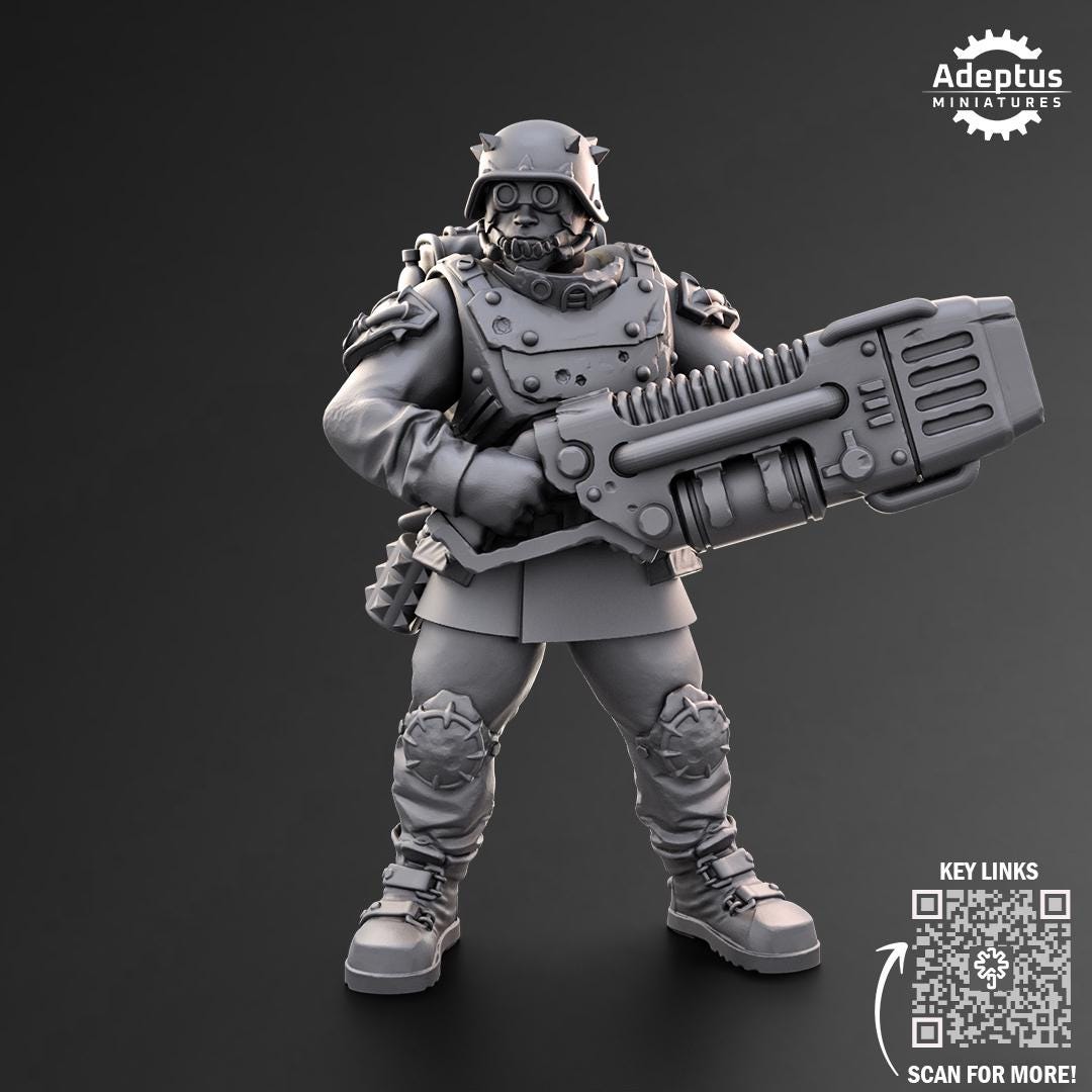 Adeptus Miniatures The Sons of Iron. Special Weapons Renegades and Heretics (Custom Order) - product image 5 of 6