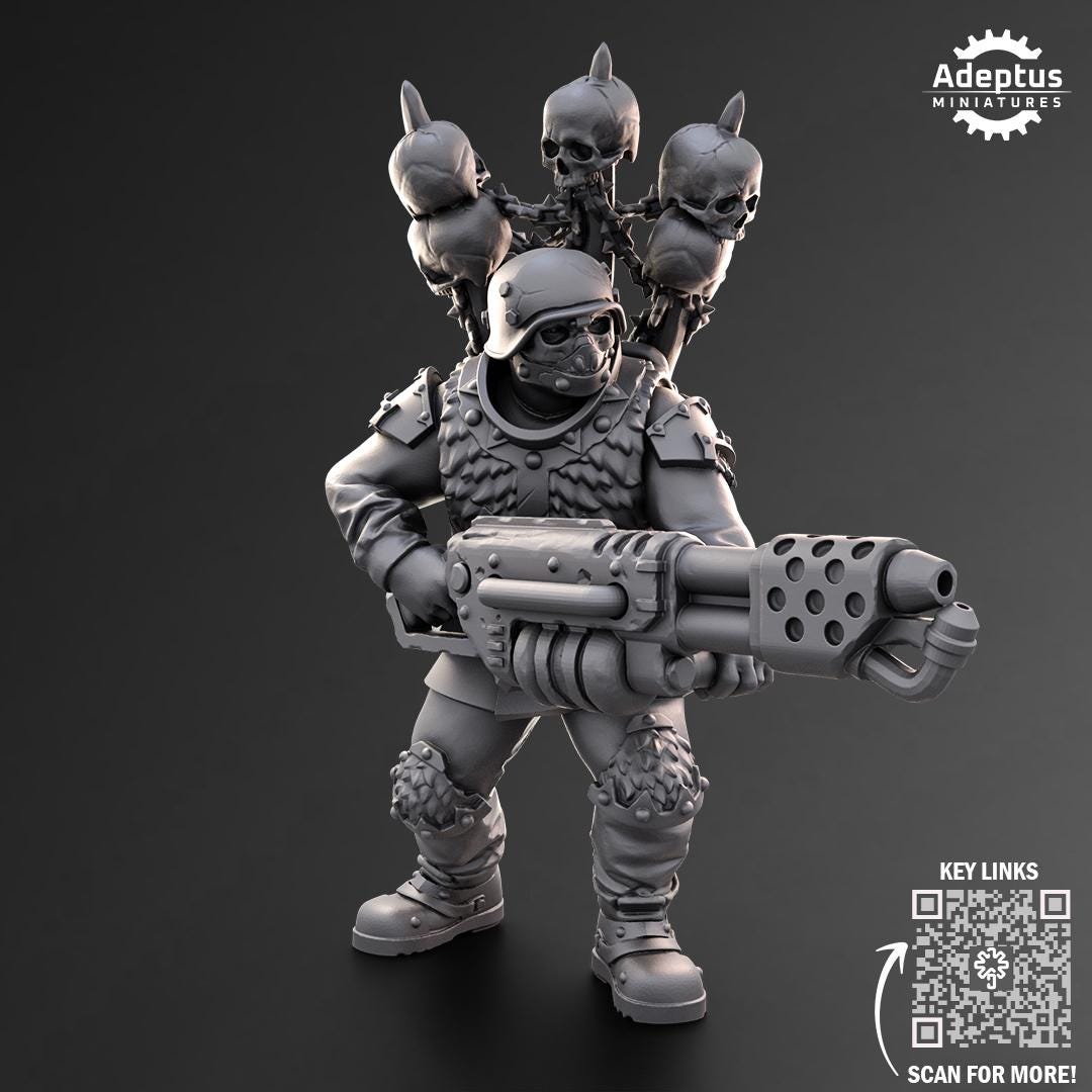 Adeptus Miniatures Varrox Regiment. Special Weapons Renegades and Heretics (Custom Order) - product image 2 of 6