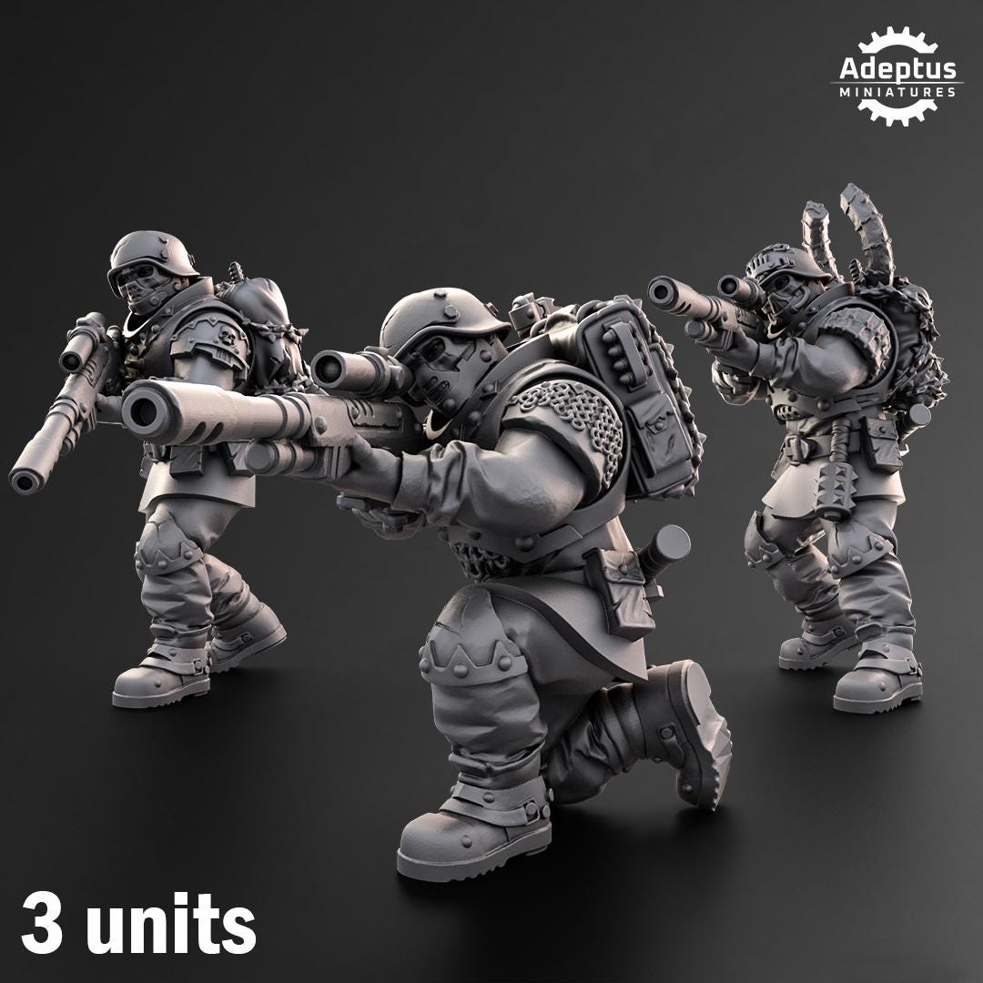Adeptus Miniatures Varrox Regiment. Snipers Renegades and Heretics (Custom Order) - product image 1 of 6