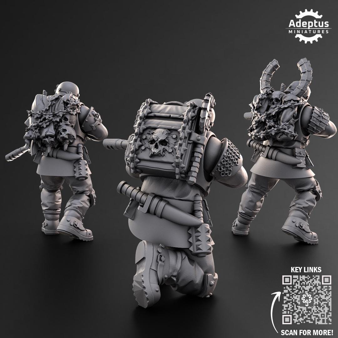 Adeptus Miniatures Varrox Regiment. Snipers Renegades and Heretics (Custom Order) - product image 2 of 6
