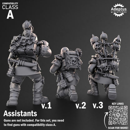 Adeptus Miniatures Dark Krocs. Renegades and Heretics Heavy Weapons Teams x3 (Custom Order) - product image 8 of 9