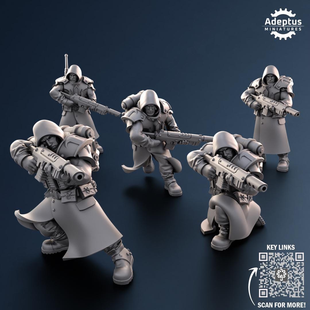 Adeptus Miniatures Janissaries Regiment Infantry Squad (Custom Order) - product image 2 of 5