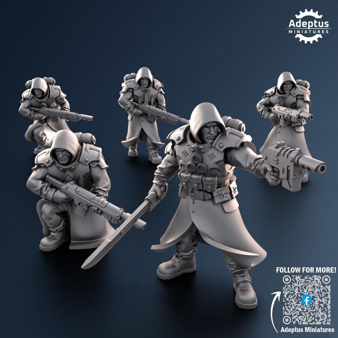 Adeptus Miniatures Janissaries Regiment Infantry Squad (Custom Order) - product image 4 of 5