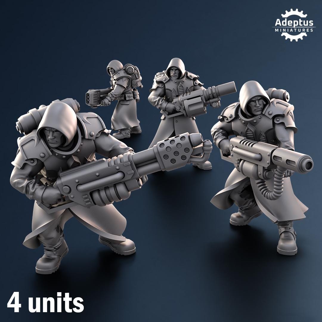 Adeptus Miniatures Janissaries Regiment Special Weapons (Custom Order) - product image 1 of 5
