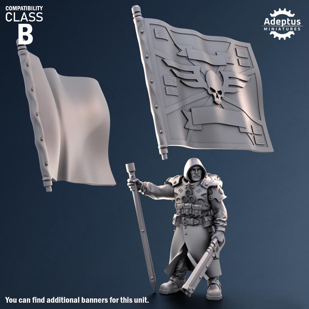 Adeptus Miniatures Janissaries Regiment Command Squad (Custom Order) - product image 3 of 10