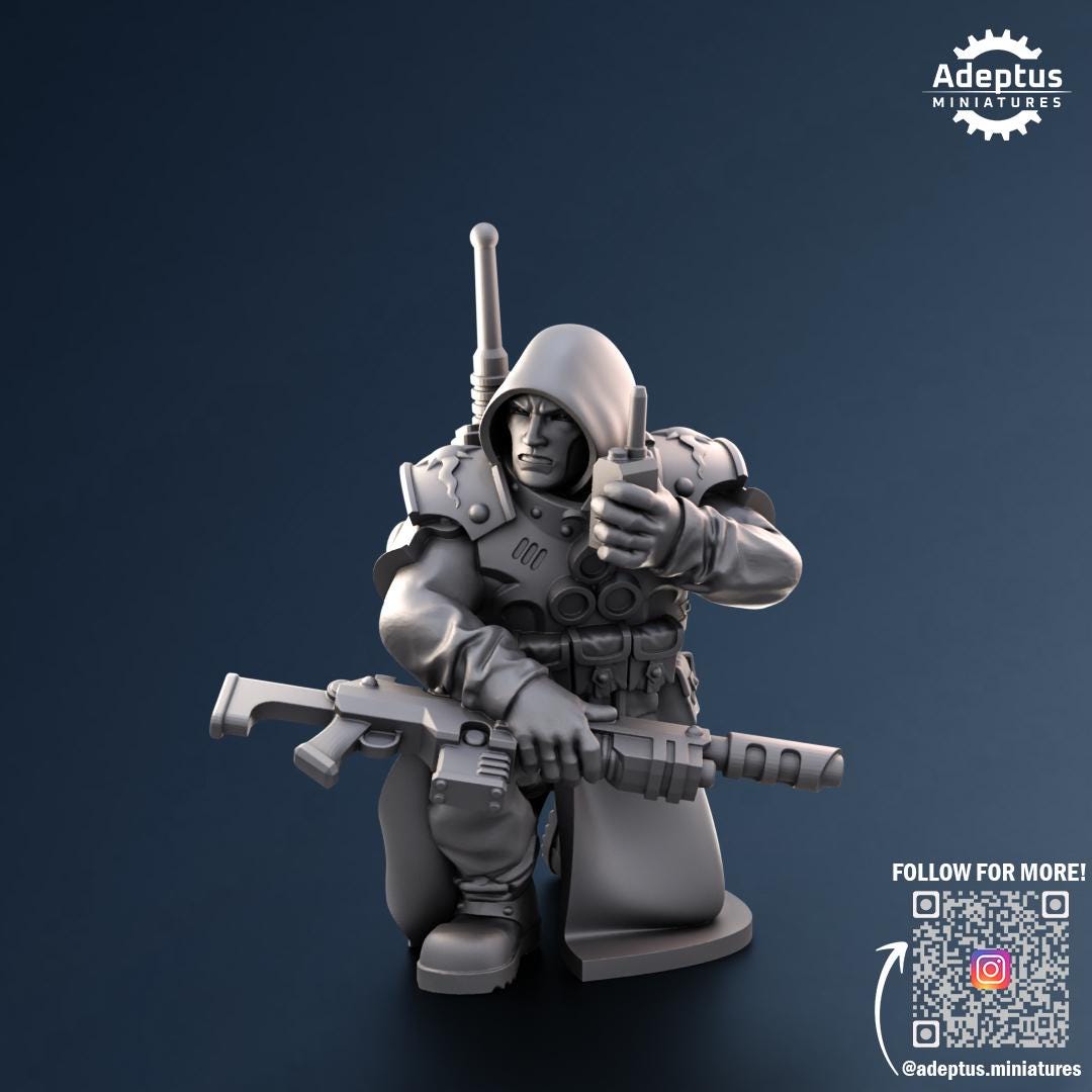 Adeptus Miniatures Janissaries Regiment Command Squad (Custom Order) - product image 5 of 10