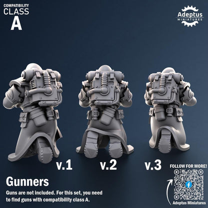 Adeptus Miniatures Janissaries Regiment Heavy Weapons Teams x3 (Custom Order) - product image 4 of 8