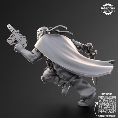 Adeptus Miniatures Commander Fang. Pose 2. Imperial Guard (Custom Order) - product image 2 of 3