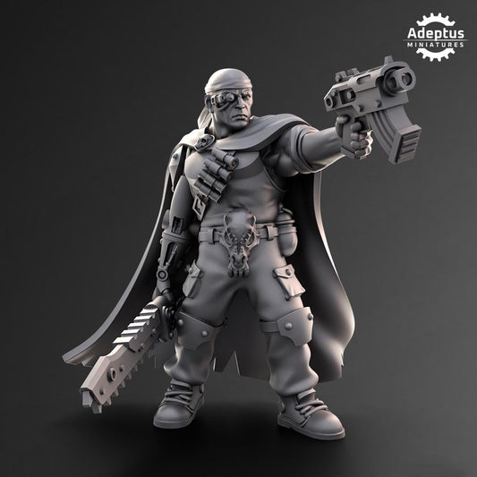 Adeptus Miniatures Commander Fang. Pose 1. Imperial Guard (Custom Order) - product image 1 of 4