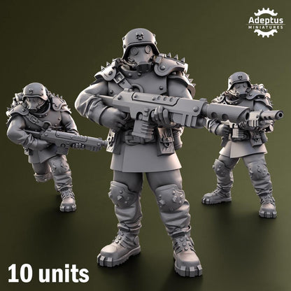 Adeptus Miniatures Grimstone Legion Infantry Squad (Custom Order) - product image 1 of 6