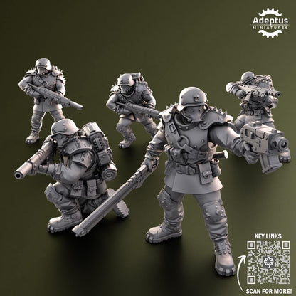 Adeptus Miniatures Grimstone Legion Infantry Squad (Custom Order) - product image 2 of 6